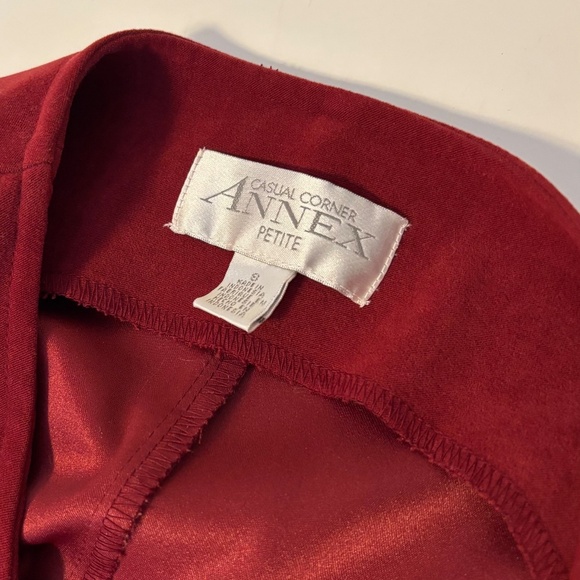 Casual Corner Annex Petite Faux Suede Sleeveless Button Down Midi Dress Size 8 - Picture 4 of 4